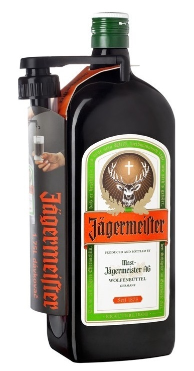 Jägermeister 1,75 35% + pumpa