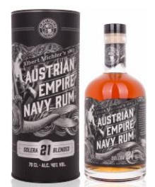 Austrian Empire Solera 21 Blended Navy Rum 40% dd.