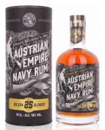Austrian Empire Solera 25 Blended Navy Rum 40% dd.
