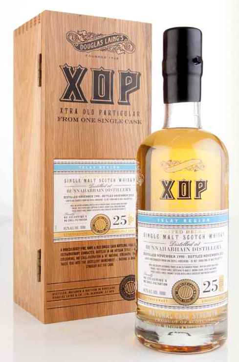 XOP Douglas Laing 25y. Bunnahabhain Distillery 44,2% fa dd. 1990/2015