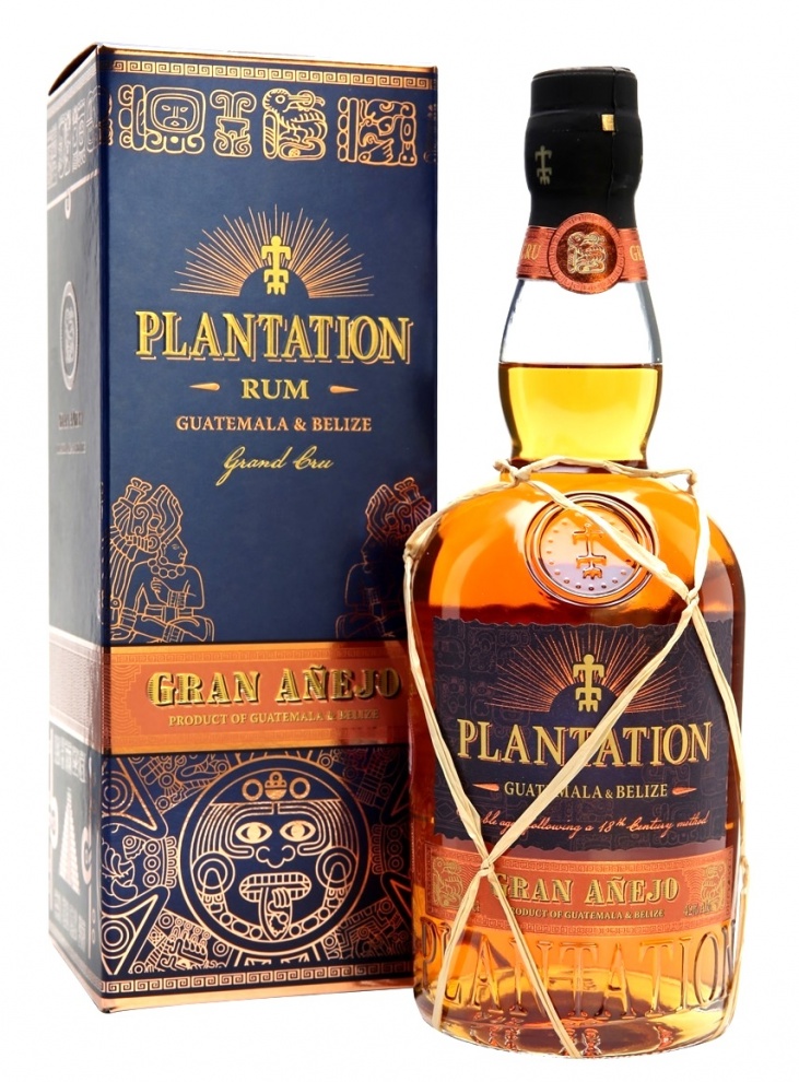 Plantation Gran Anejo rum – Guatemala and Bélize 42% pdd.