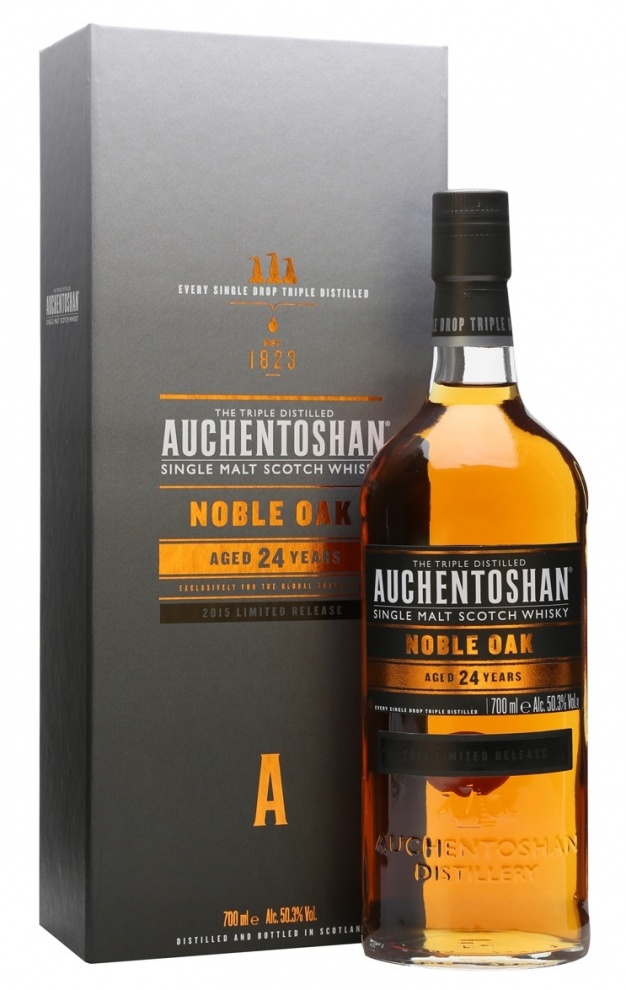 Auchentoshan 24 years Noble Oak, 2015 Limited release 50,3% dd.