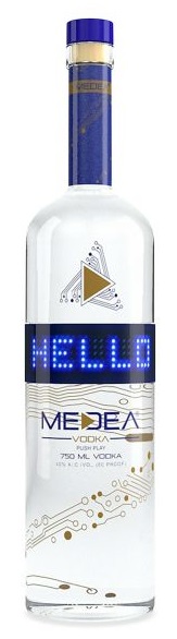 Vodka Medea 0,7 40% LED szöveggel