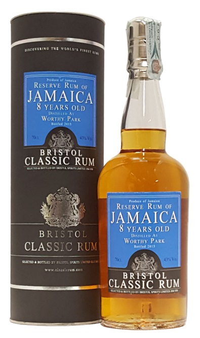 Bristol Jamaica 8 years Reserve Rum 43% dd.