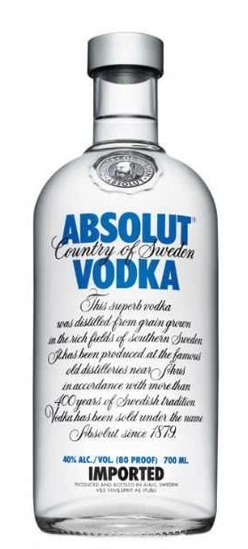 Absolut Blue Vodka 0,7 40%