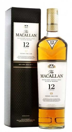 Macallan 12 years Sherry Oak 0,7  40% pdd.