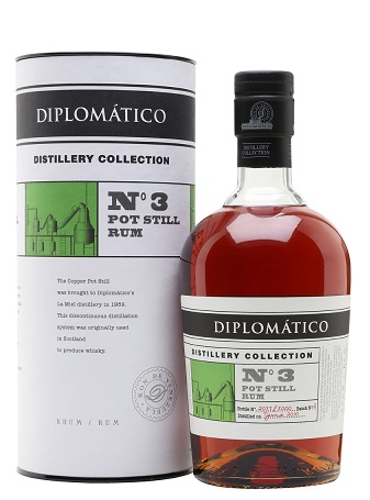 Diplomatico No3 Pot Still, Distillery Collection 47% dd.