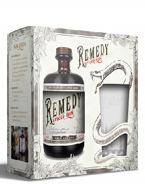 Remedy Spiced Rum 0,7 41,5% pdd. + pohár