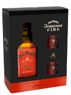 Jack Daniels Fire 35% pdd. + 2 pohár