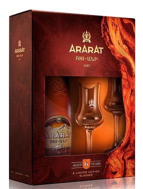 Ararat Ani 6 years 40% pdd.+ 2 pohár