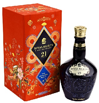 Chivas 21 years Chinese Special Edt. Royal Salute 40% dd.
