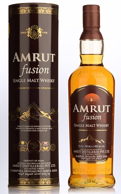 Amrut Fusion Single Malt Whisky 50% fdd.