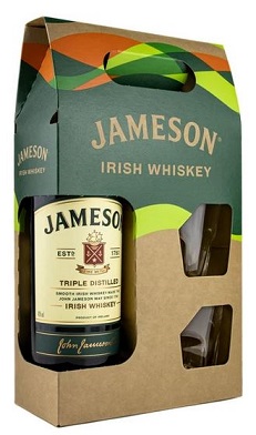 Jameson 0,7 40% pdd.+ 2 pohár