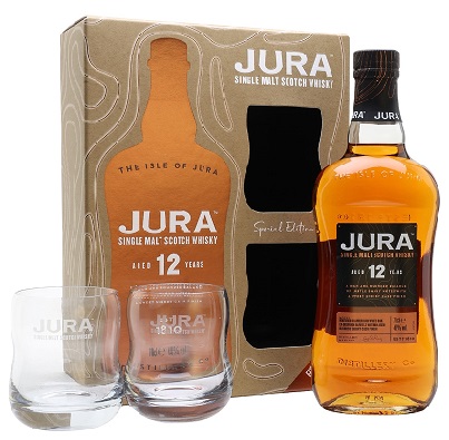 Isle of Jura 12 years 40% dd.+ 2 pohár