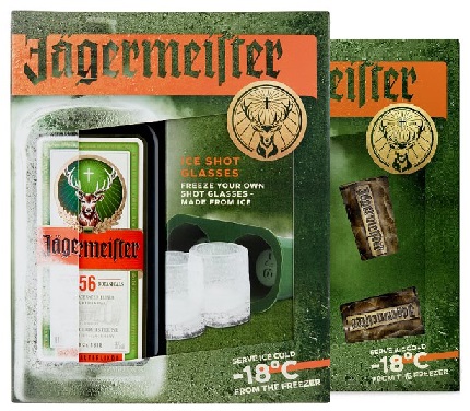 Jägermeister 0,7 35% pdd.+ 2 pohár