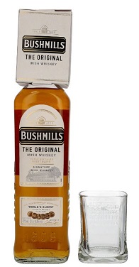 Bushmills the Original 1,0 40% + pohár