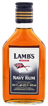 Lambs Navy Rum 0,2 40% laposüvegben