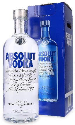Absolut Blue Vodka 3,0 40% pdd.