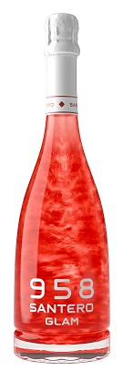 Santero 958 GLAM RED/piros, félédes 0,75 6,5% csillámporral