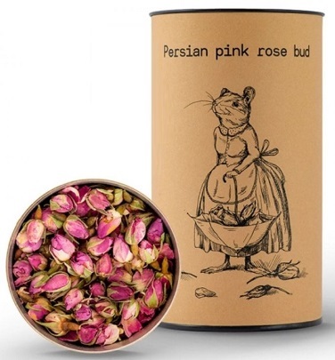 Kofer.Persian PINK Rose Bud 130g DD. (perzsa, RÓZSASZÍN rózsabimbó)