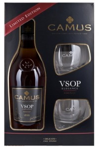Camus VSOP 40% pdd. + 2 pohár