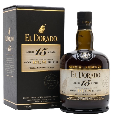 El Dorado 15 years 43% pdd. Guyana Rum