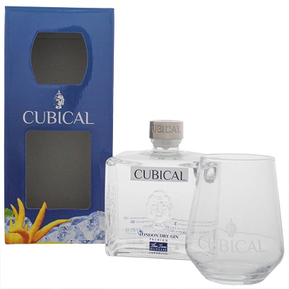 Botanic Cubical Premium Gin 40% pdd. + pohár