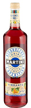 Martini Vibrante Alkoholmentes (vörös) vermut <0,5%