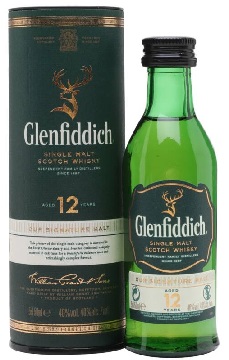 Glenfiddich 12 years mini 0,05l  40% dd.