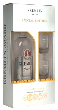 Kremlin Award Classic Vodka 0,7 40% pdd. + 2 pohár
