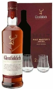 Glenfiddich Malt Masters Edition 43% dd. + 2 pohár