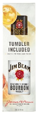 Jim Beam 0,7 40% pdd.+ 1 pohár