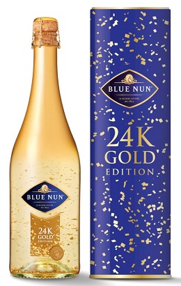 Blue Nun 24K Gold Edition - aranylapos, édes 0,75 11% kék dd.