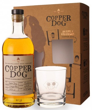 Copper Dog Whisky 40% pdd. + pohár