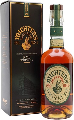 Michters Single Barrel Rye Whiskey 42,4% pdd.