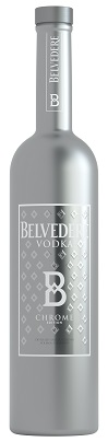 Belvedere Vodka 1,75 40% Chrome Edt. LED világítással