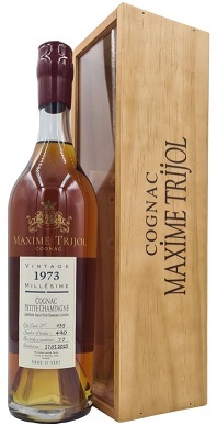 M.Trijol 1973 Vintage Cognac Petite Champagne 44% fa dd.