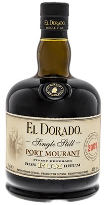 El Dorado Single Still rum Port Mourant 2009  40%