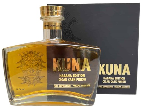 KUNA Habana Edition Panama aged Rum, Cigar Cask Finish 42% dd.
