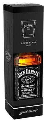 Jack Daniels 0,7 40% pdd. + pohár