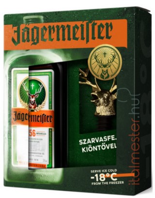 Jägermeister 0,7 35% pdd.+ kiöntő